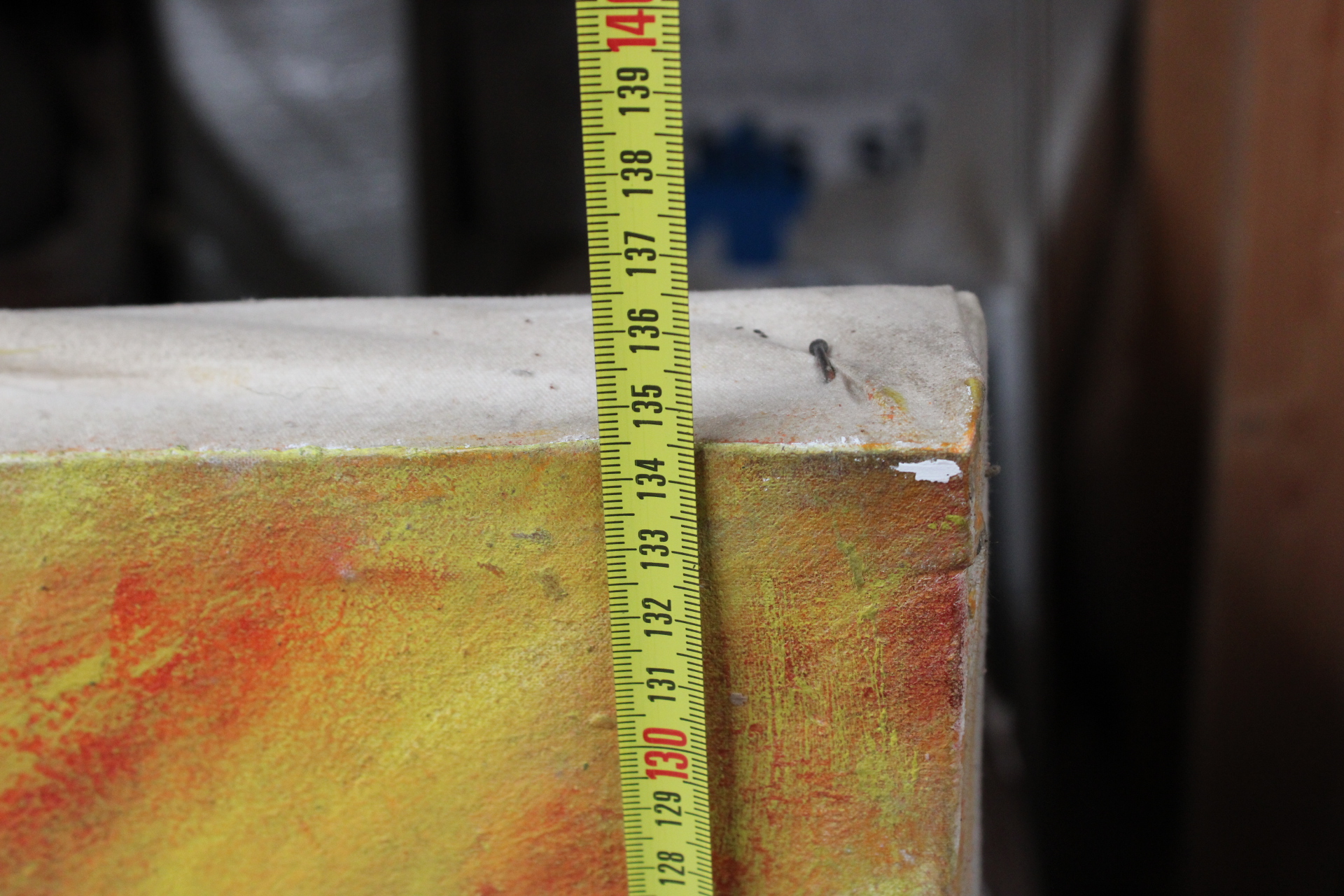 Abstract kleurrijk schilderij – foto 8 – kavel bij GSD Auctions, Zoeterwoude