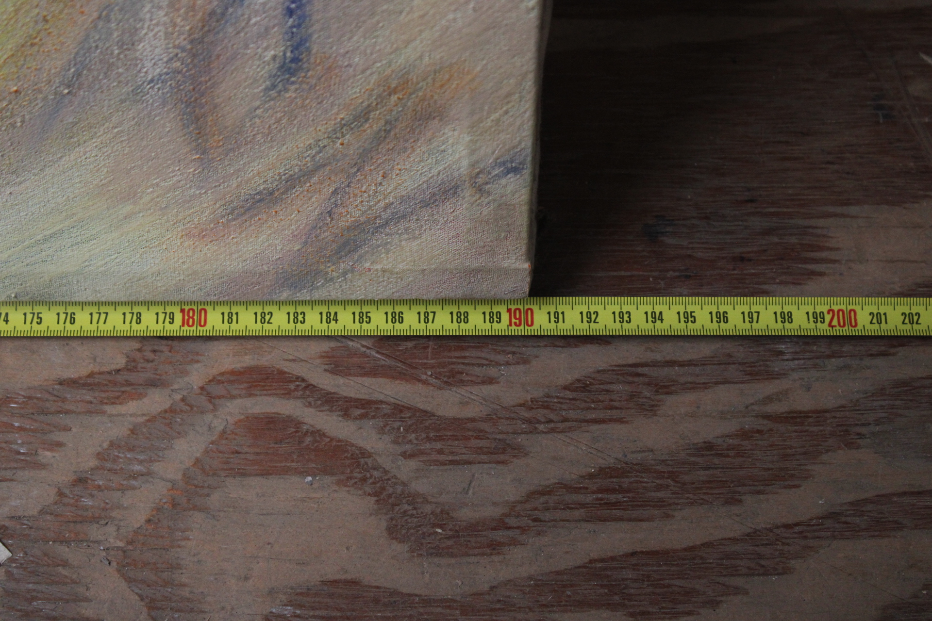 Abstract schilderij met spiralen en tekst – foto 7 – kavel bij GSD Auctions, Zoeterwoude