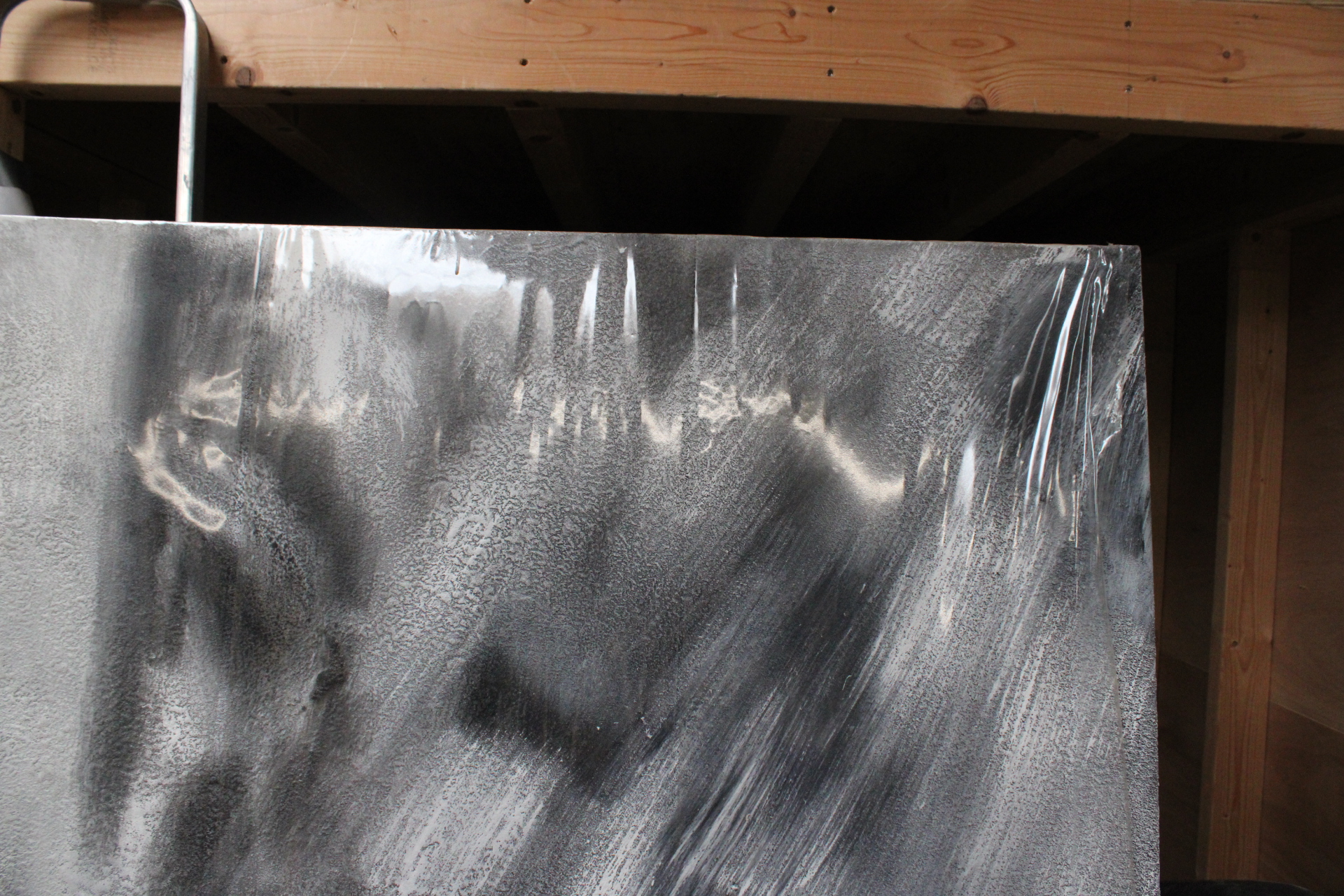 Abstract zwart-wit schilderij – foto 4 – kavel bij GSD Auctions, Zoeterwoude