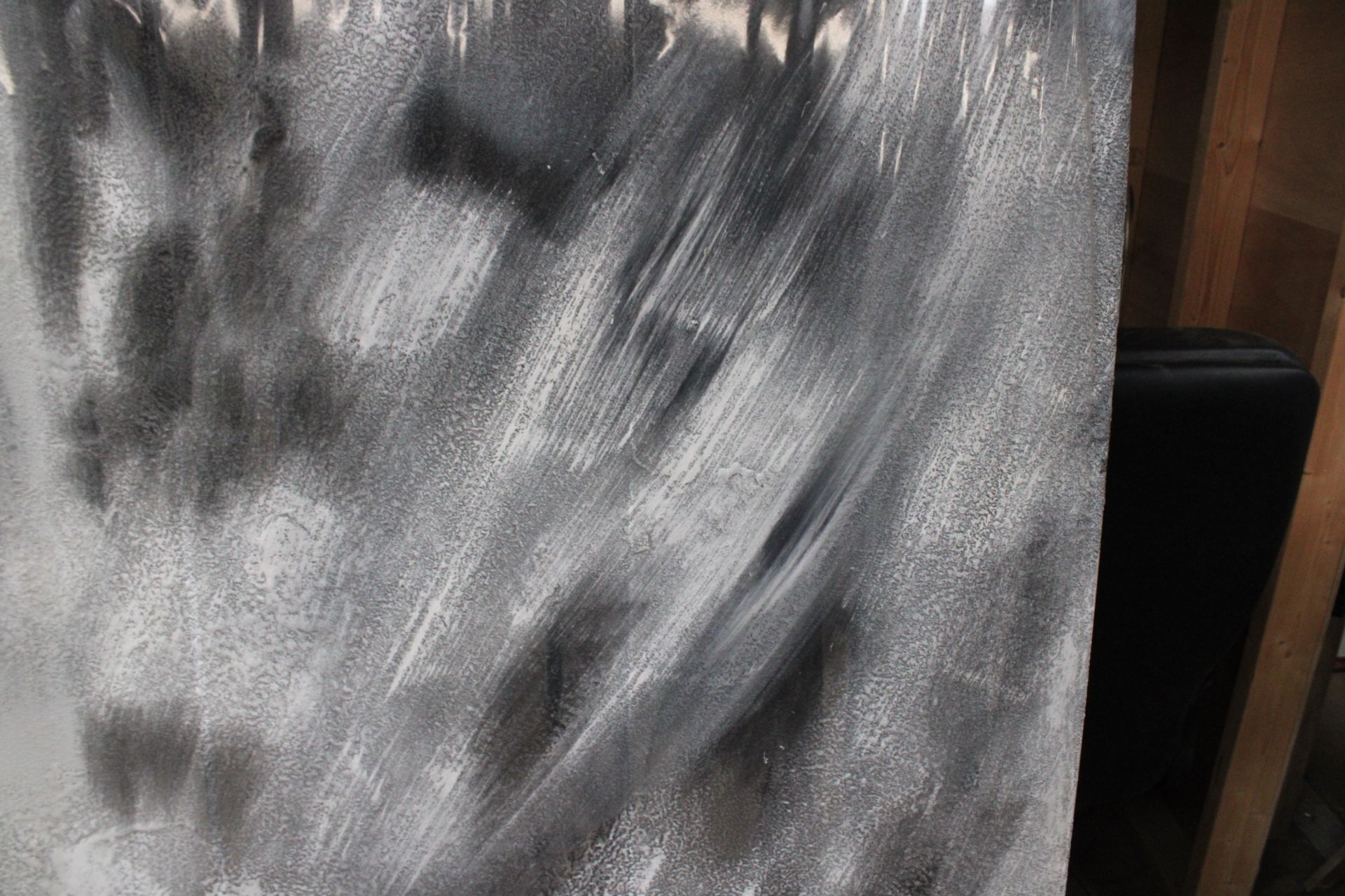 Abstract zwart-wit schilderij – foto 5 – kavel bij GSD Auctions, Zoeterwoude