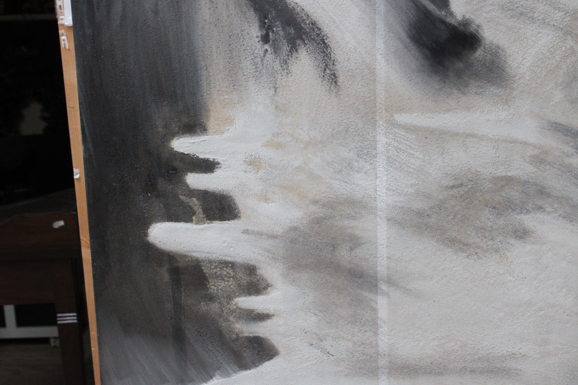 Abstract schilderij in grijstinten – foto 6 – kavel bij GSD Auctions, Zoeterwoude