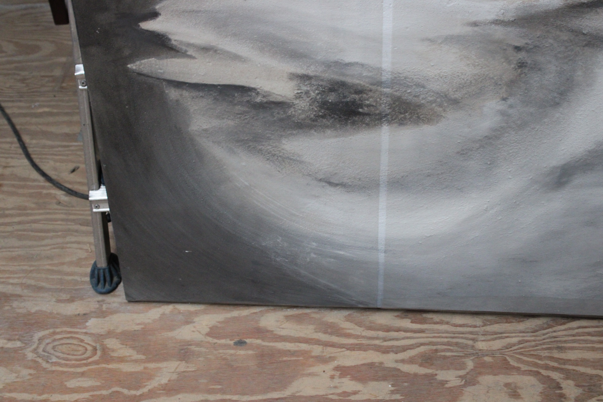 Abstract schilderij in grijstinten – foto 10 – kavel bij GSD Auctions, Zoeterwoude