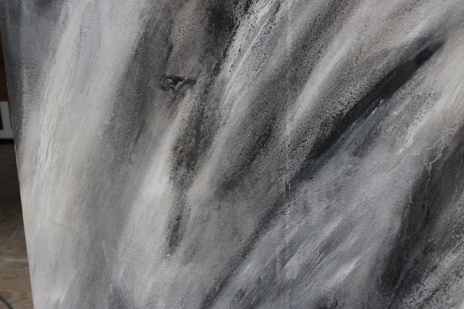 Abstract zwart-wit schilderij – foto 7 – kavel bij GSD Auctions, Zoeterwoude
