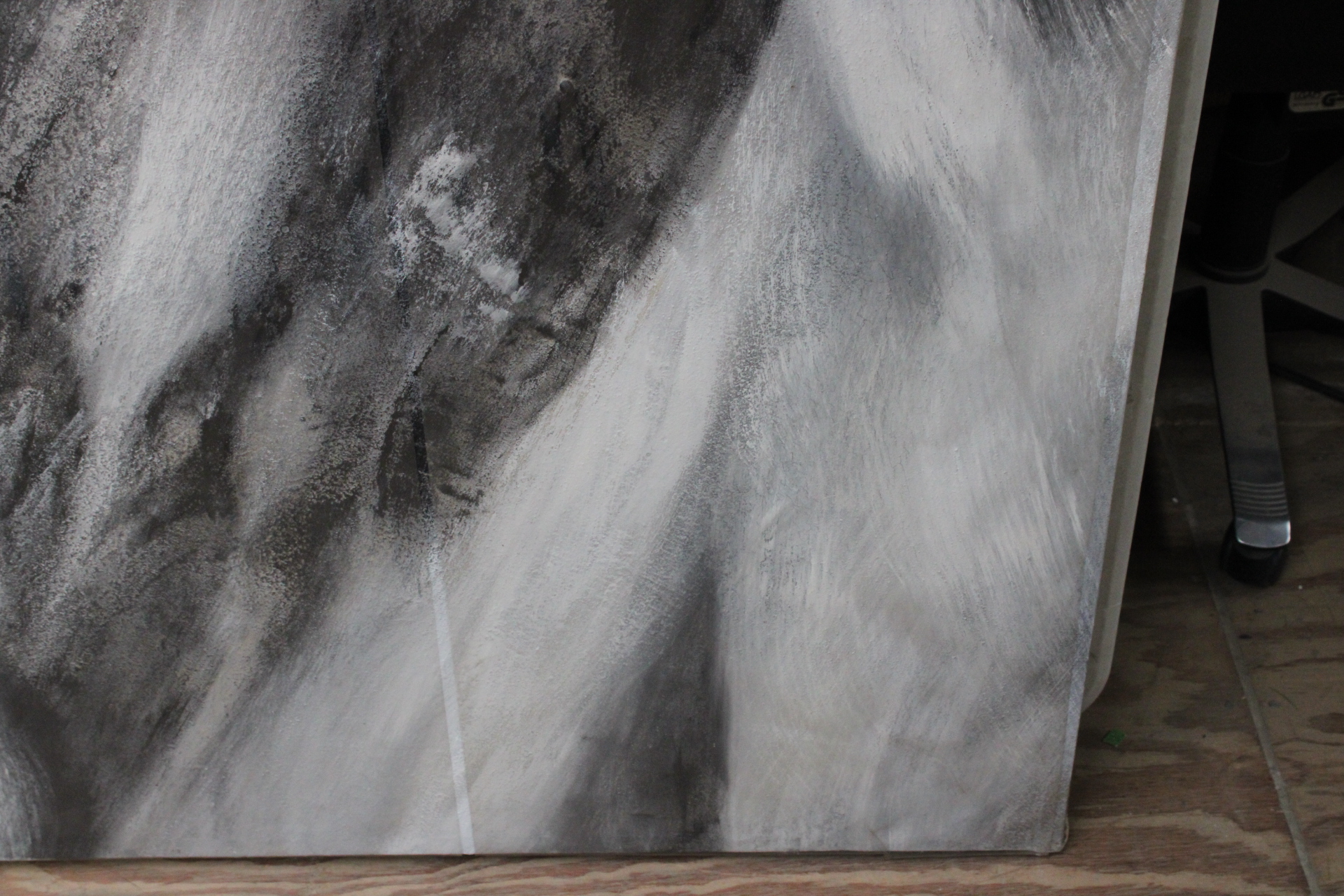 Abstract zwart-wit schilderij – foto 9 – kavel bij GSD Auctions, Zoeterwoude