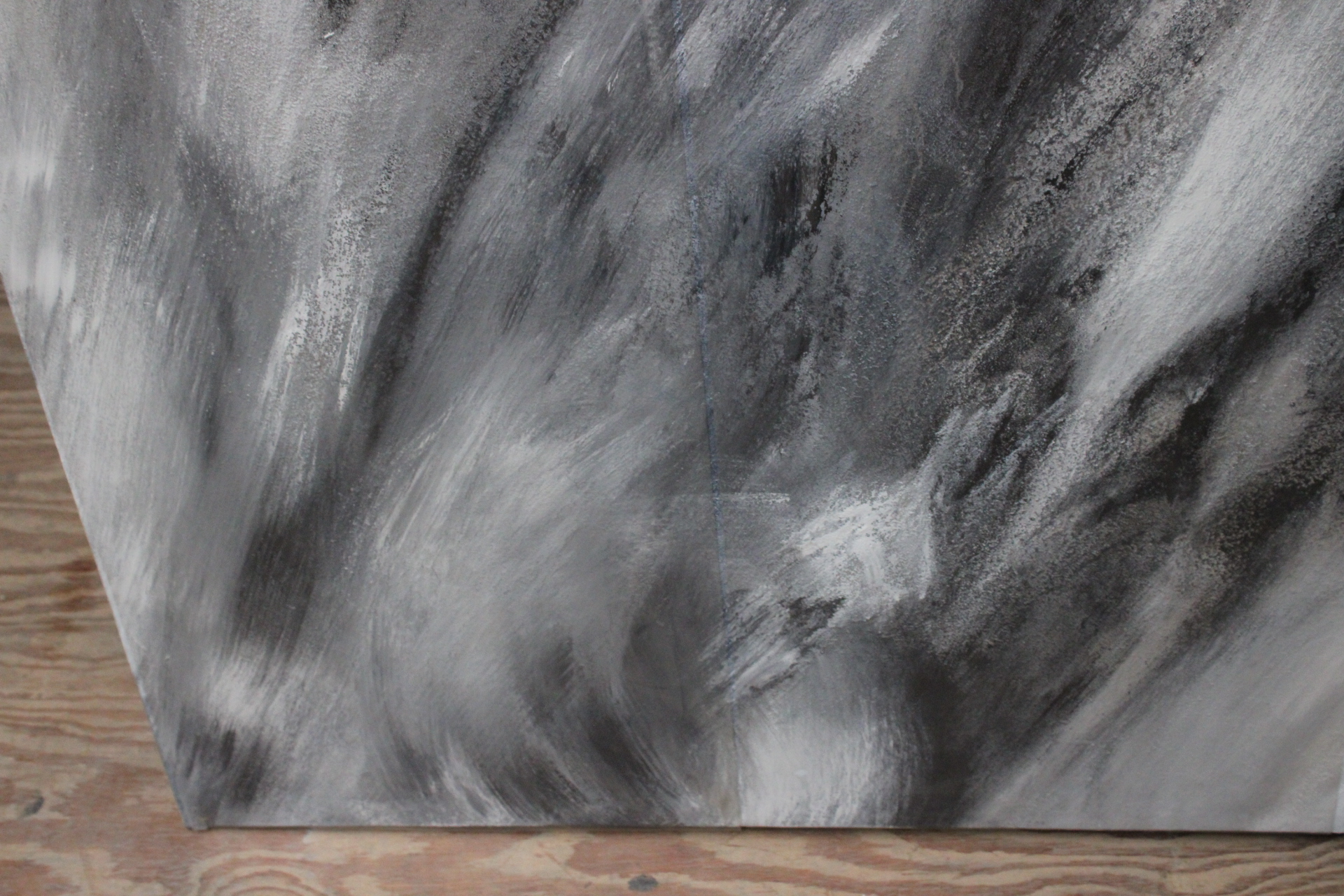 Abstract zwart-wit schilderij – foto 10 – kavel bij GSD Auctions, Zoeterwoude