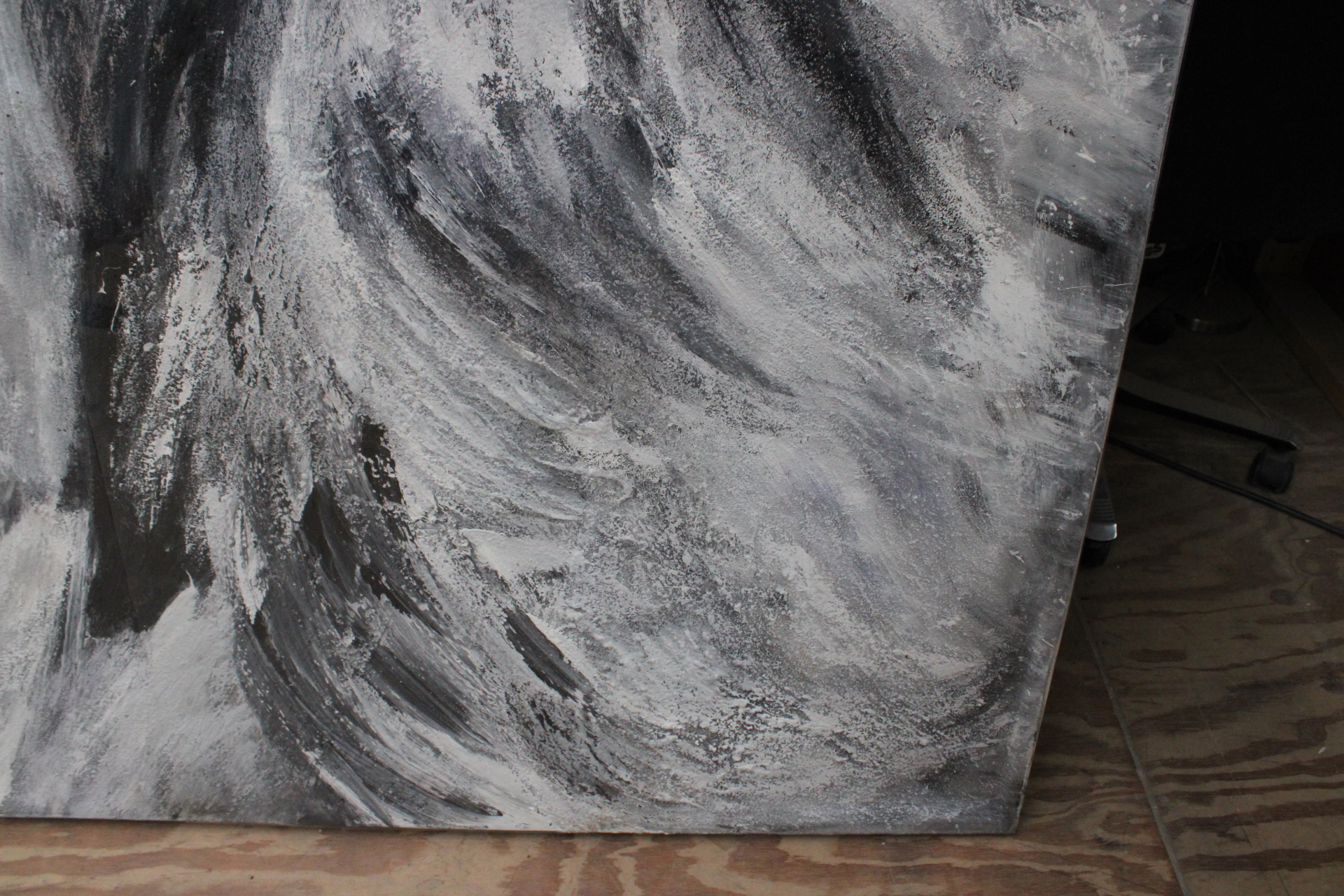 Abstract zwart-wit schilderij – foto 9 – kavel bij GSD Auctions, Zoeterwoude