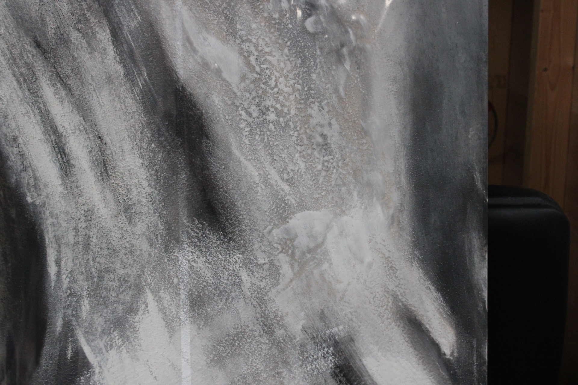 Abstract schilderij zwart-wit – foto 5 – kavel bij GSD Auctions, Zoeterwoude