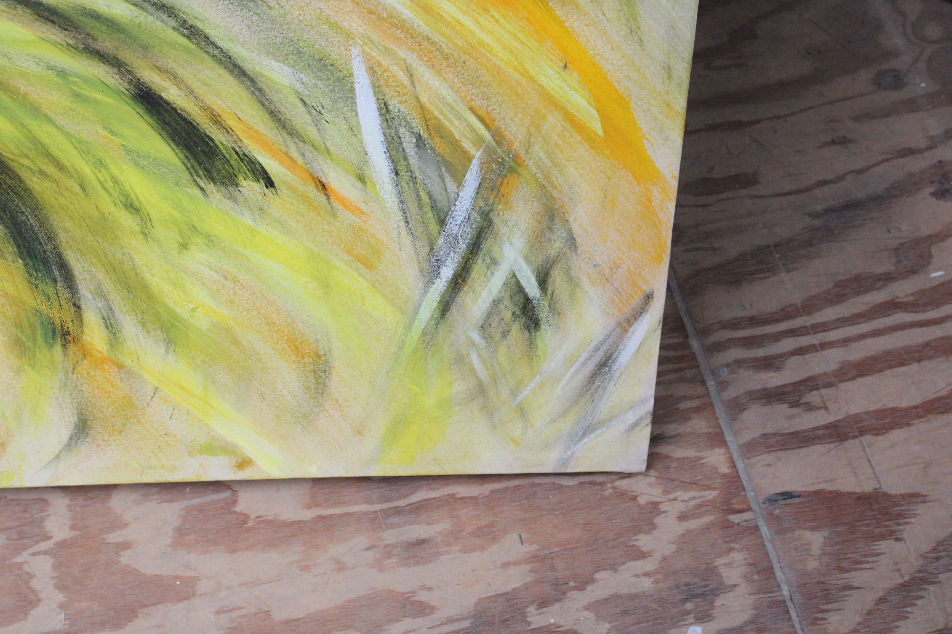 Abstract schilderij met tekst 'Equal Rights' – foto 3 – kavel bij GSD Auctions, Zoeterwoude