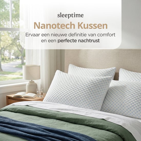 Nano tech hoofdkussen 50x70cm Ergonomisch – foto 5 – kavel bij GSD Auctions, Zoeterwoude
