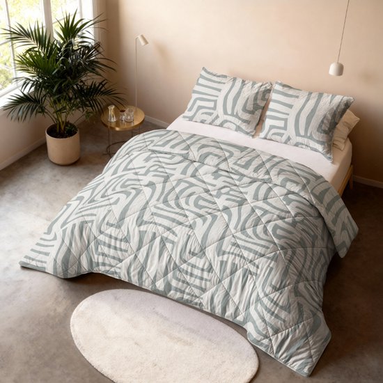 Lazy Dekbed Eran Groen 240 x 200 Met 2 Kussenslopen – foto 3 – kavel bij GSD Auctions, Zoeterwoude