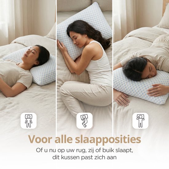 Nano tech hoofdkussen 50x70cm Ergonomisch – foto 6 – kavel bij GSD Auctions, Zoeterwoude