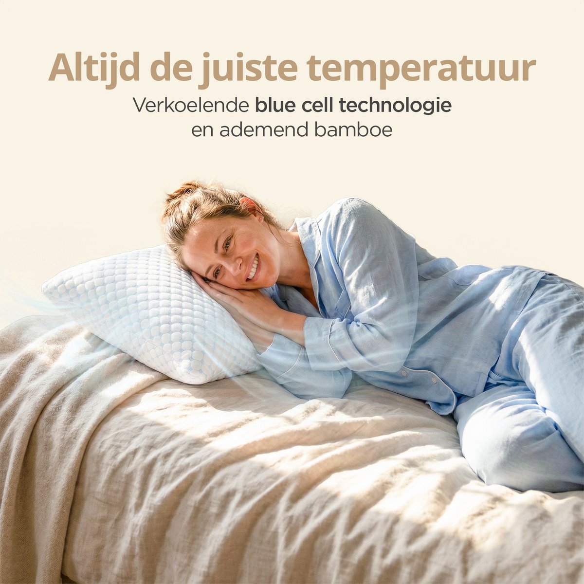 Nano tech hoofdkussen 50x70cm Ergonomisch – foto 8 – kavel bij GSD Auctions, Zoeterwoude