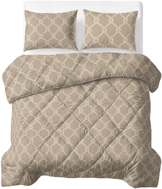 Lazy Dekbed Venzo Beige 200 x 200 Met 2 Kussenslopen – kavel bij GSD Auctions, Zoeterwoude