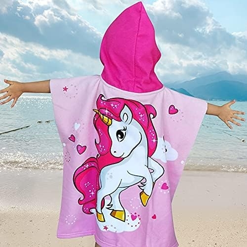 5xKinder poncho-handoek met kap – foto 2 – kavel bij GSD Auctions, Zoeterwoude