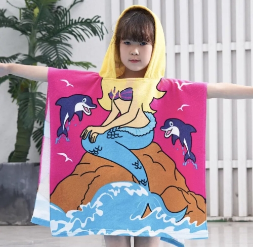 5xKinder poncho-handoek met kap – foto 6 – kavel bij GSD Auctions, Zoeterwoude