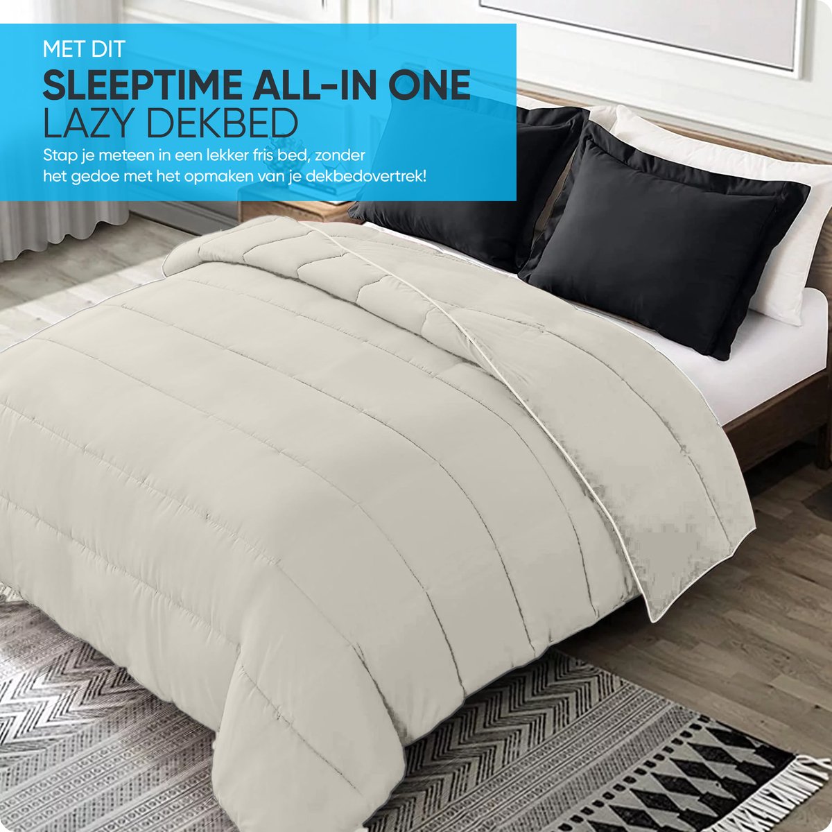 Sleeptime Lazy dekbed zonder overtrek 200x200cm – foto 3 – kavel bij GSD Auctions, Zoeterwoude