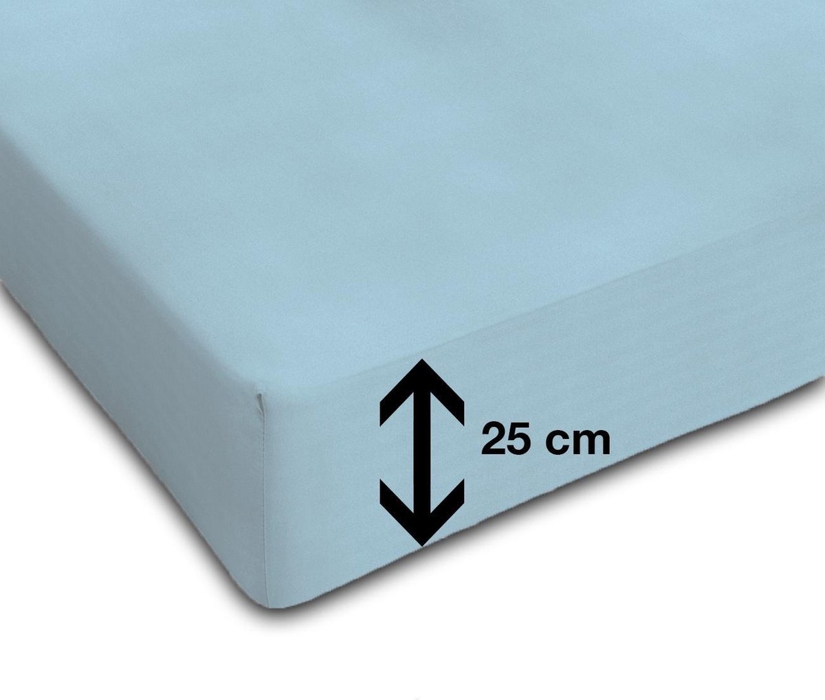 6xJersey hoeslaken perfect fit 140x200cm+25cm – foto 2 – kavel bij GSD Auctions, Zoeterwoude