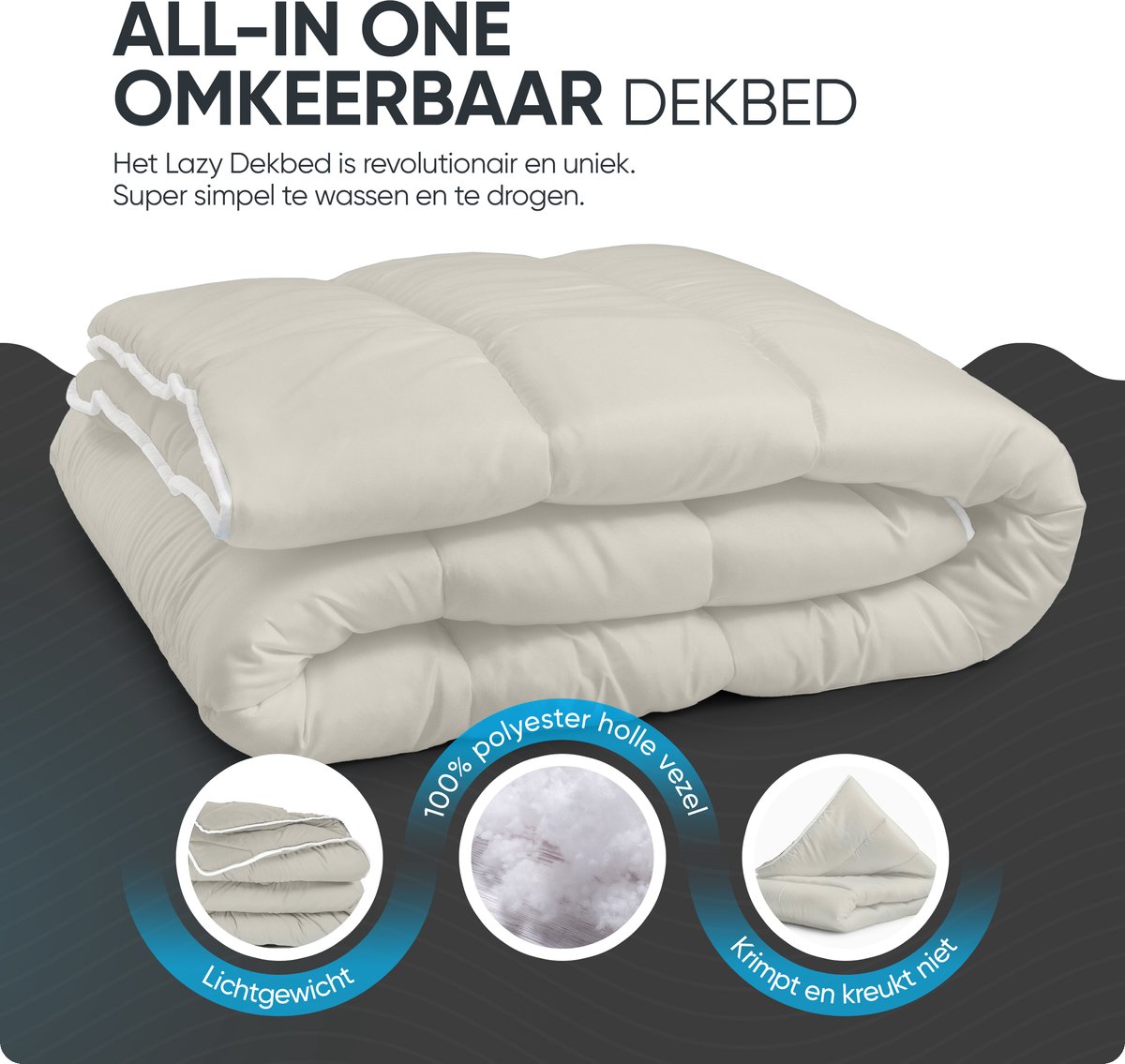 Sleeptime Lazy dekbed zonder overtrek 140x200cm – foto 6 – kavel bij GSD Auctions, Zoeterwoude