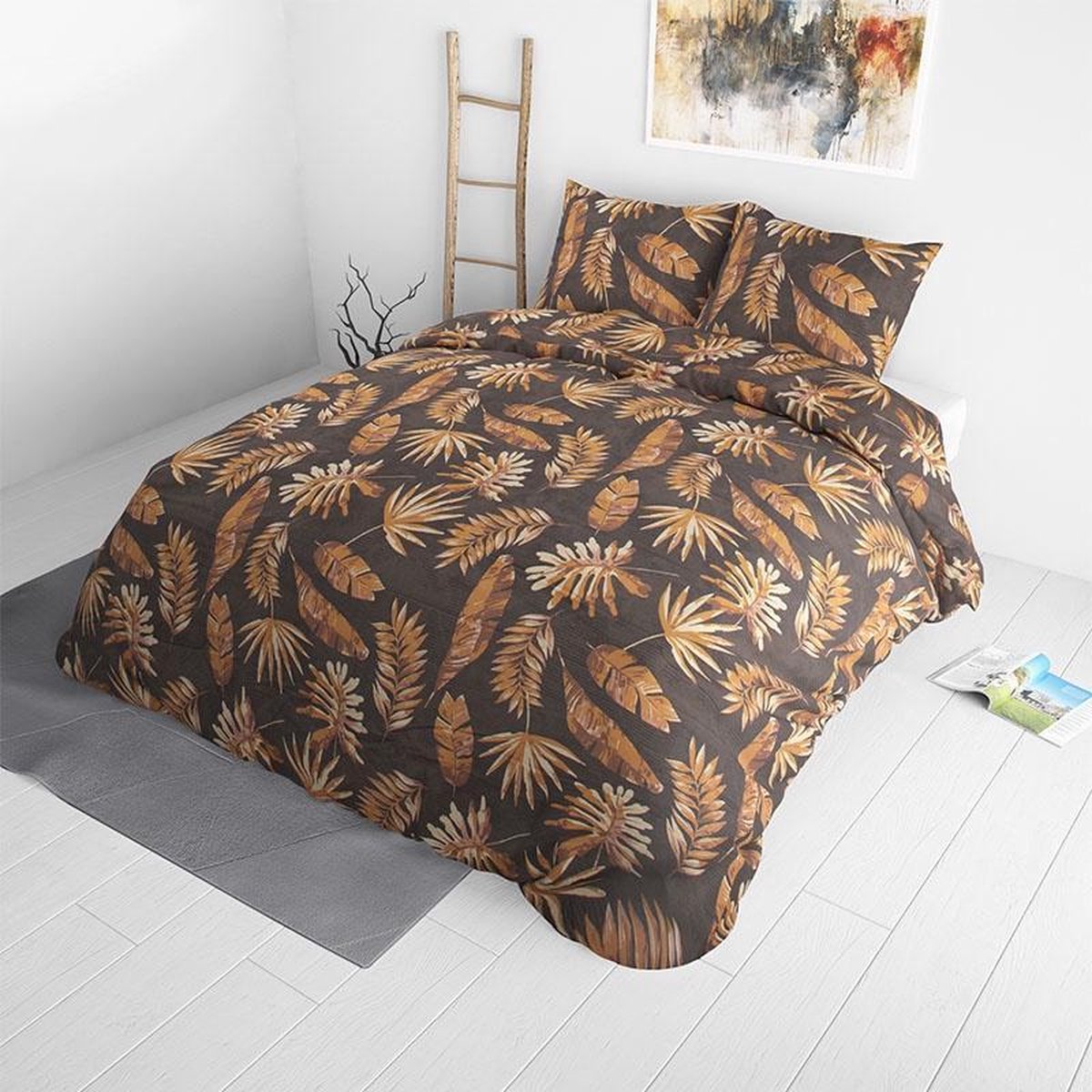 Dekbed overtrek Luisa gold 200x220cm +2x kussensloop 60x70cm – foto 2 – kavel bij GSD Auctions, Zoeterwoude