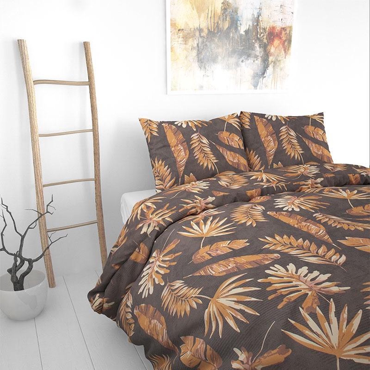Dekbed overtrek Luisa gold 200x220cm +2x kussensloop 60x70cm – foto 4 – kavel bij GSD Auctions, Zoeterwoude