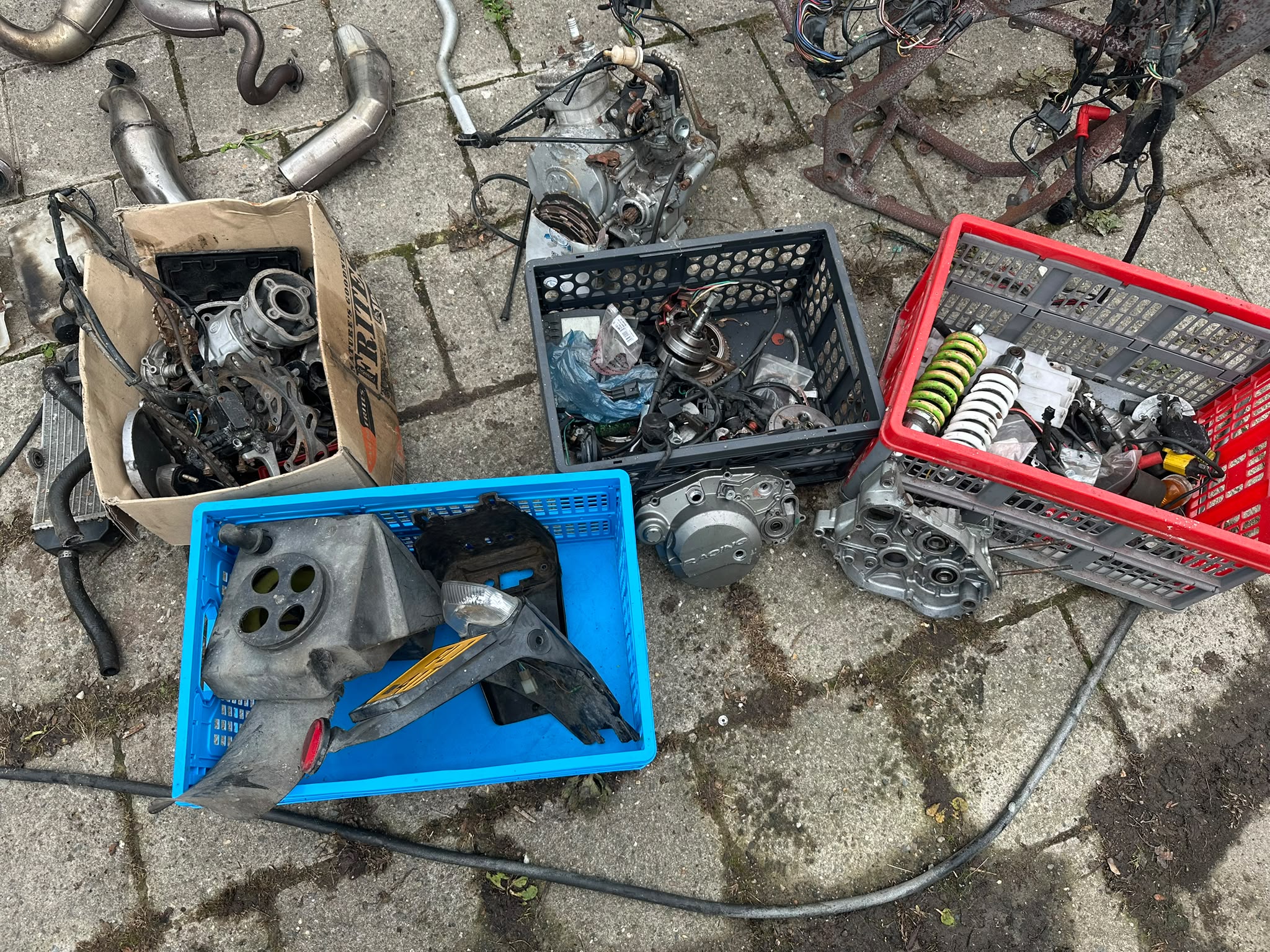 CPI SM50 2007 | 2x Kenteken + onderdelen | 50/80 cc project – foto 7 – kavel bij GSD Auctions, Zoeterwoude