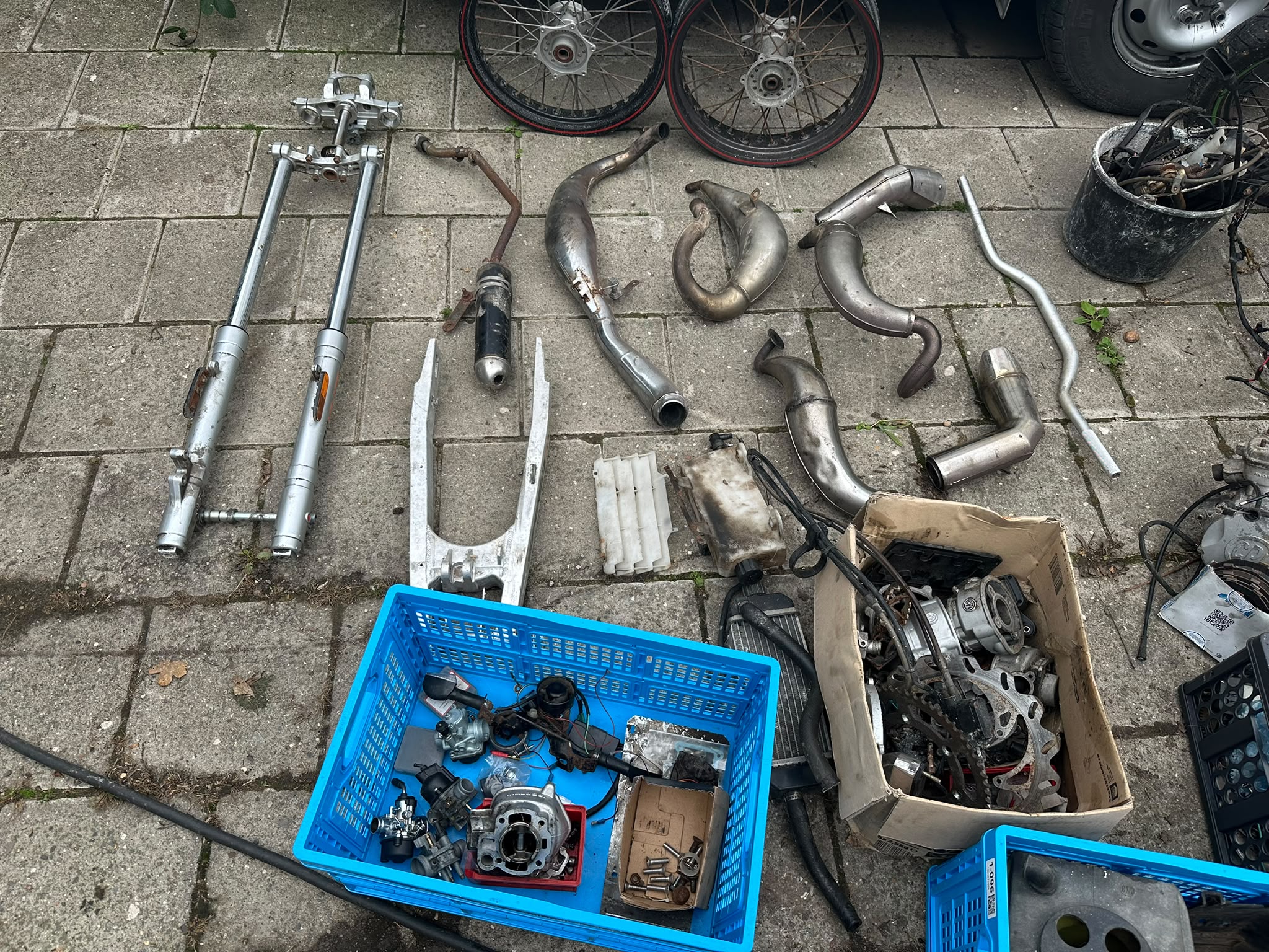 CPI SM50 2007 | 2x Kenteken + onderdelen | 50/80 cc project – foto 4 – kavel bij GSD Auctions, Zoeterwoude