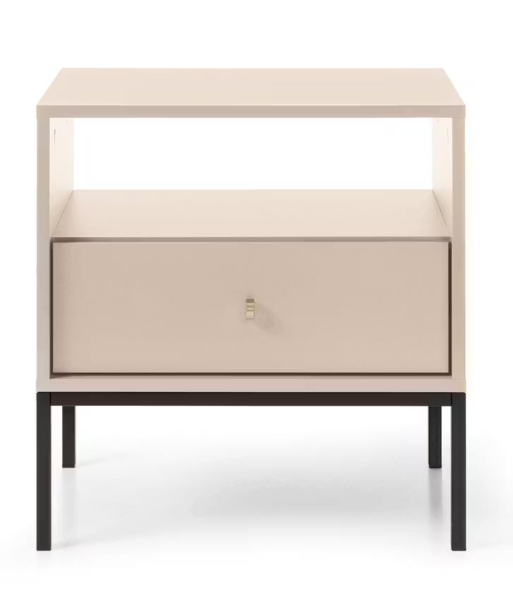 Monne beige nachtkastje – foto 2 – kavel bij GSD Auctions, Zoeterwoude
