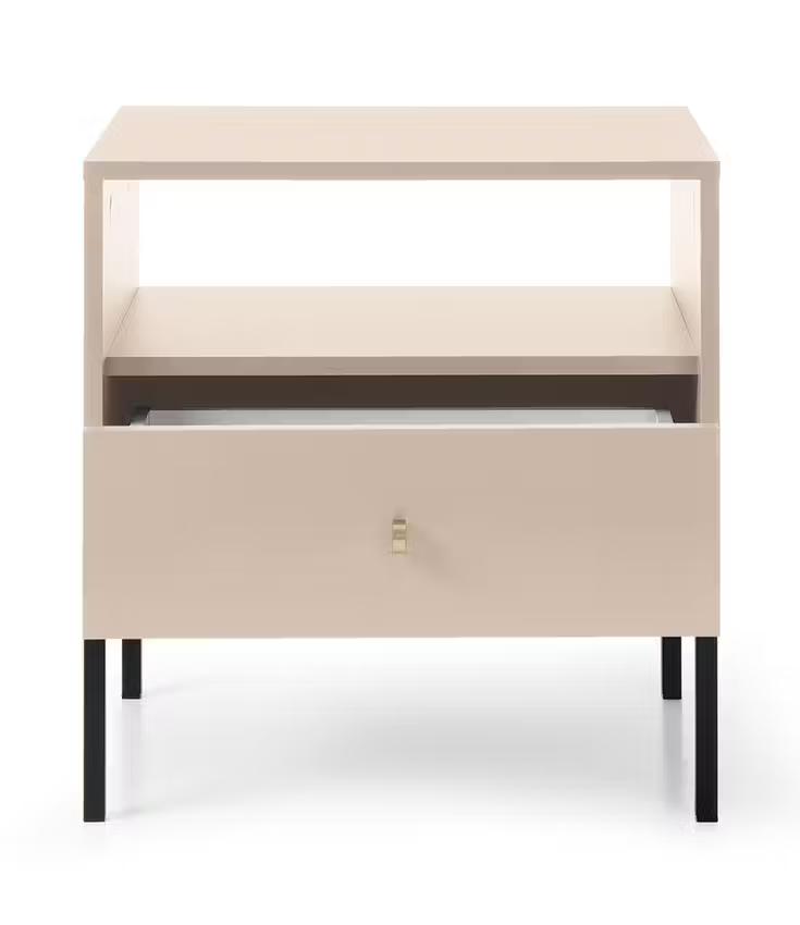 Monne beige nachtkastje – foto 3 – kavel bij GSD Auctions, Zoeterwoude