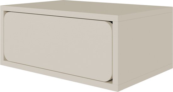 Selsey WUWU - Nachtkastje met lade, greige, 50 cm – kavel bij GSD Auctions, Zoeterwoude