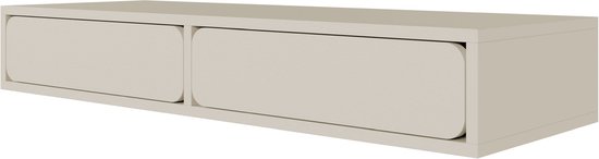 Selsey WUWU - Wandkaptafel met 2 lades, greige, 110 cm – kavel bij GSD Auctions, Zoeterwoude