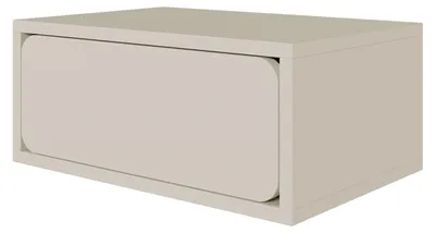 Selsey WUWU - Nachtkastje met 2 lades, grijsbeige, 50 cm – foto 6 – kavel bij GSD Auctions, Zoeterwoude