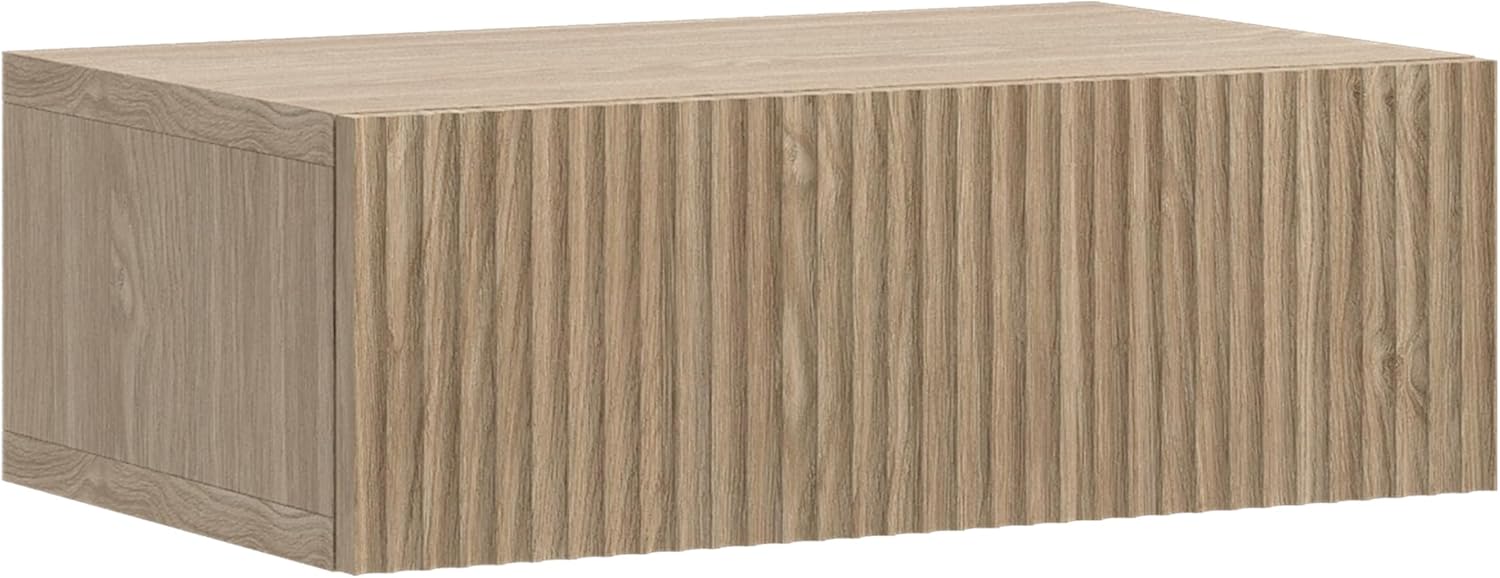 Selsey Hangend nachtkastje met lamellenlade, 50 x 17 cm – kavel bij GSD Auctions, Zoeterwoude