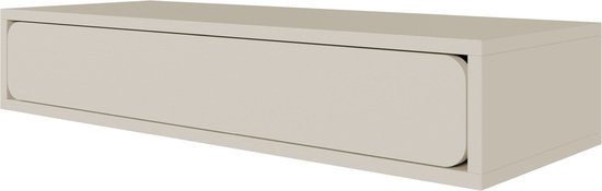 Selsey WUWU - Wandconsole met lade, grijsbeige, 90 cm – kavel bij GSD Auctions, Zoeterwoude