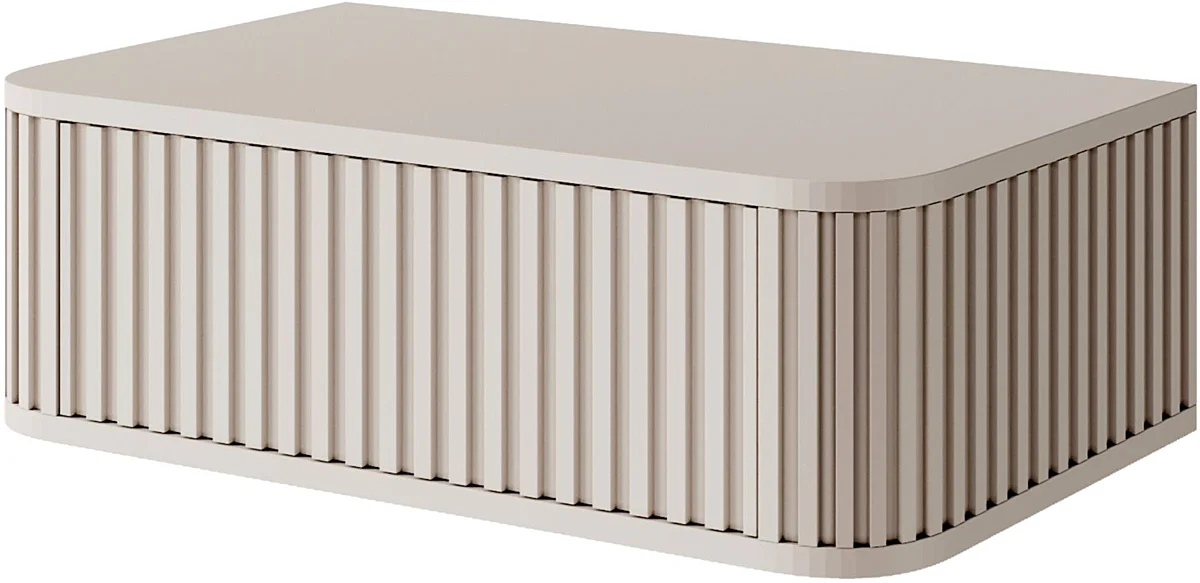 OVARLO 63cm Hangend Nachtkastje, Greige – kavel bij GSD Auctions, Zoeterwoude