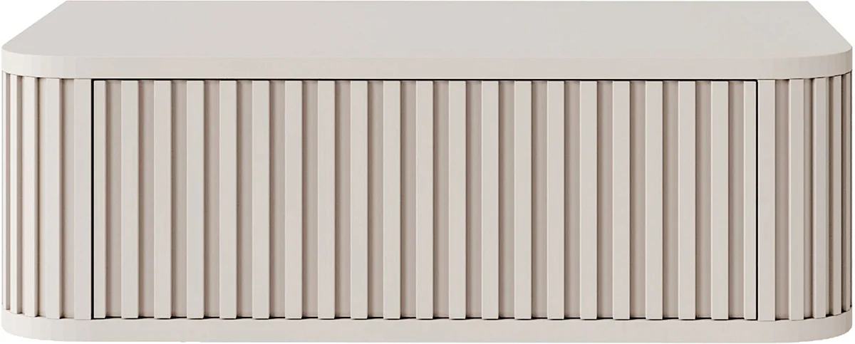 OVARLO 63cm Hangend Nachtkastje, Greige – foto 5 – kavel bij GSD Auctions, Zoeterwoude