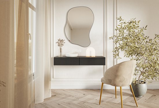 Veldio kaptafel met gefreesd front en twee lades, 110 cm – foto 5 – kavel bij GSD Auctions, Zoeterwoude