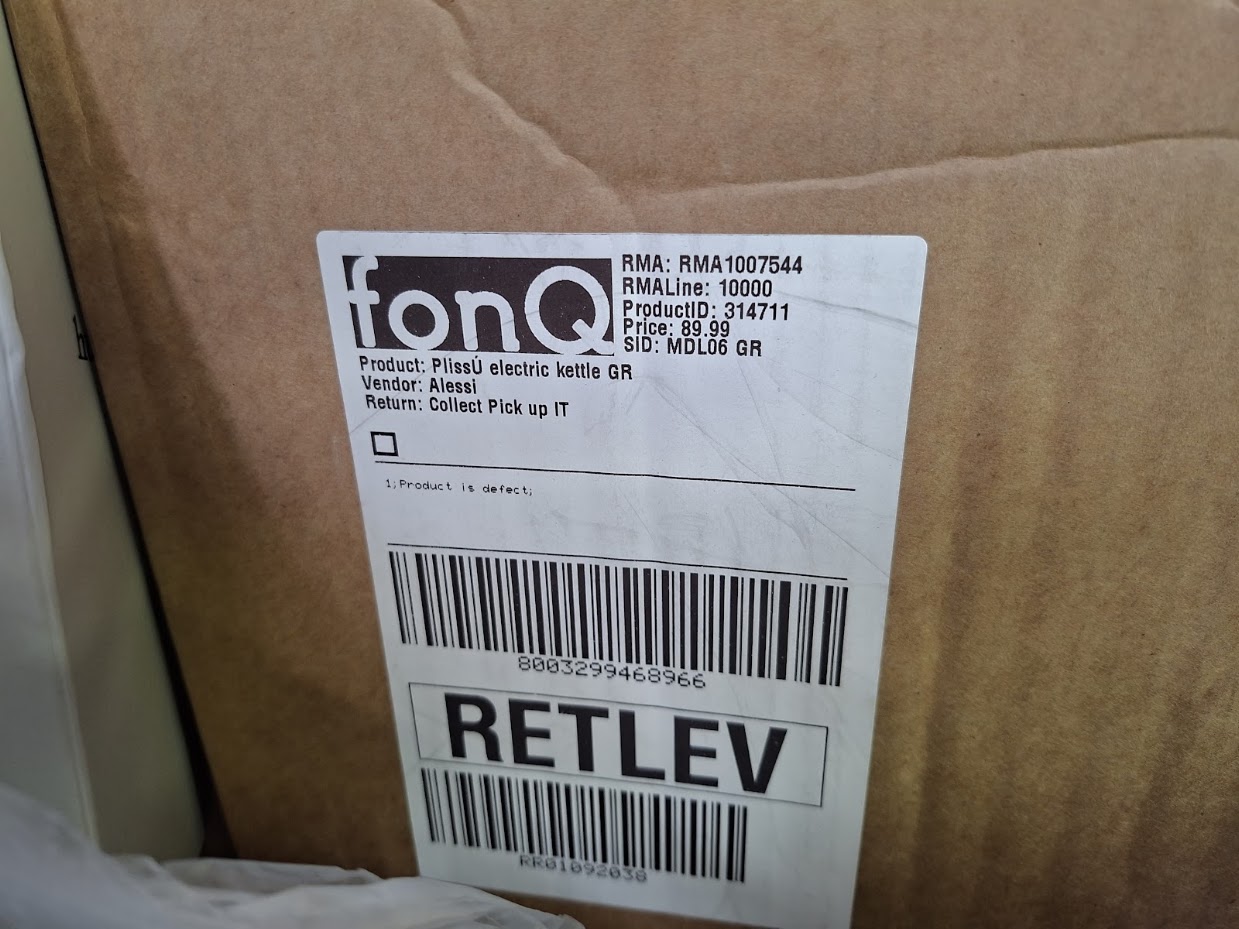 Grote Doos met Defecte FONQ Retouren – foto 8 – kavel bij GSD Auctions, Zoeterwoude