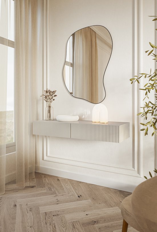 Selsey Veldio - Wandconsole 110 cm - Grijsbeige – foto 3 – kavel bij GSD Auctions, Zoeterwoude