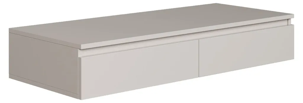 Selsey Bemmi – Wandbureau/kaptafel met lades, grijsbeige – kavel bij GSD Auctions, Zoeterwoude