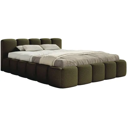 Selsey - Gestoffeerd Bed Met Opbergruimte Cloudy Low - Olijf – foto 4 – kavel bij GSD Auctions, Zoeterwoude