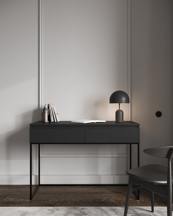 Selsey Bemmi - Zwarte toilettafel met lades en zwarte poten – foto 4 – kavel bij GSD Auctions, Zoeterwoude