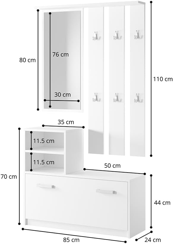 Selsey Ingangskast, melamine, flessengroen, 160 cm – foto 3 – kavel bij GSD Auctions, Zoeterwoude