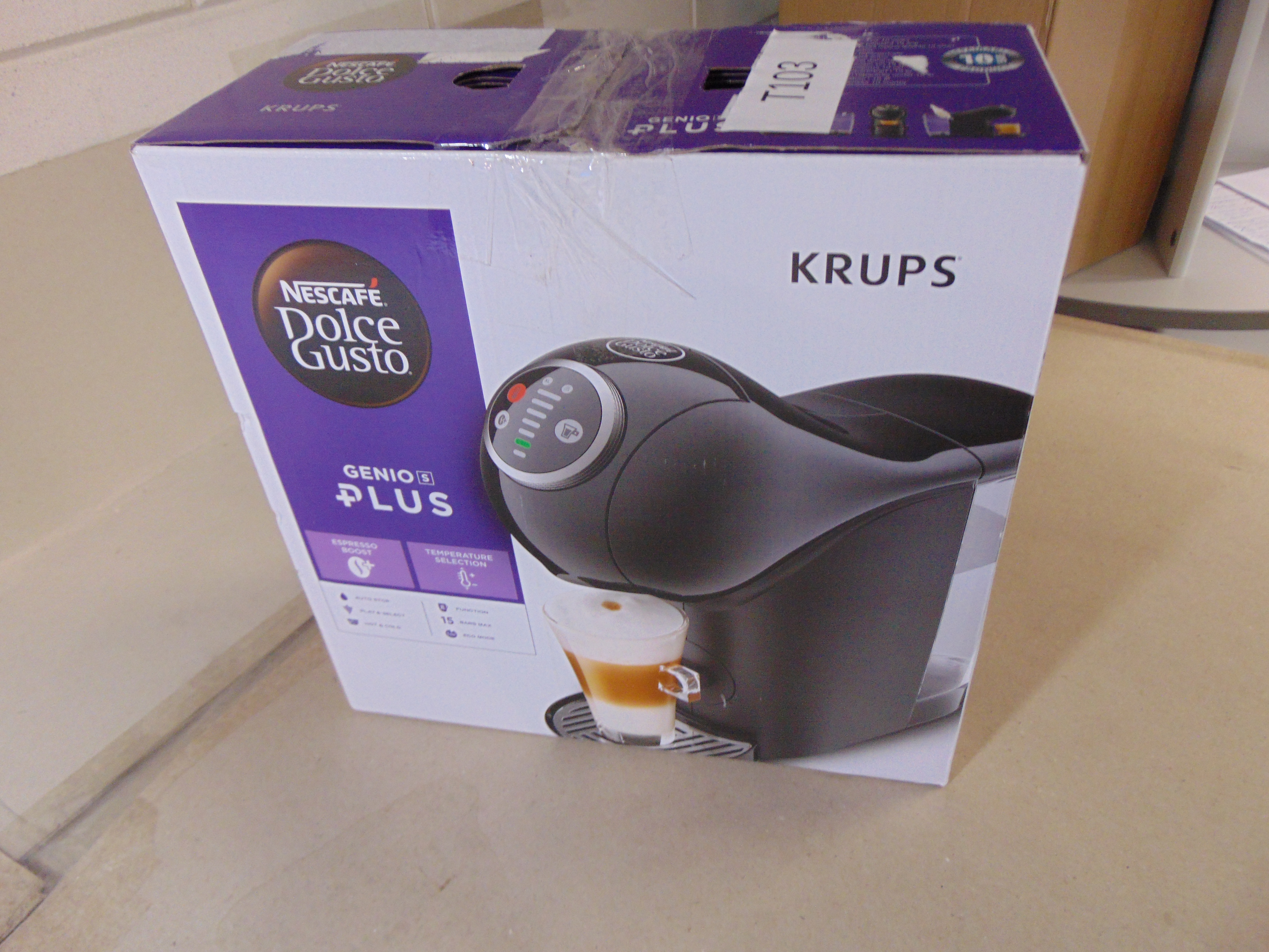 Krups Genio S Plus KP3408 Dolce Gusto Koffiemachine – foto 4 – kavel bij GSD Auctions, Zoeterwoude