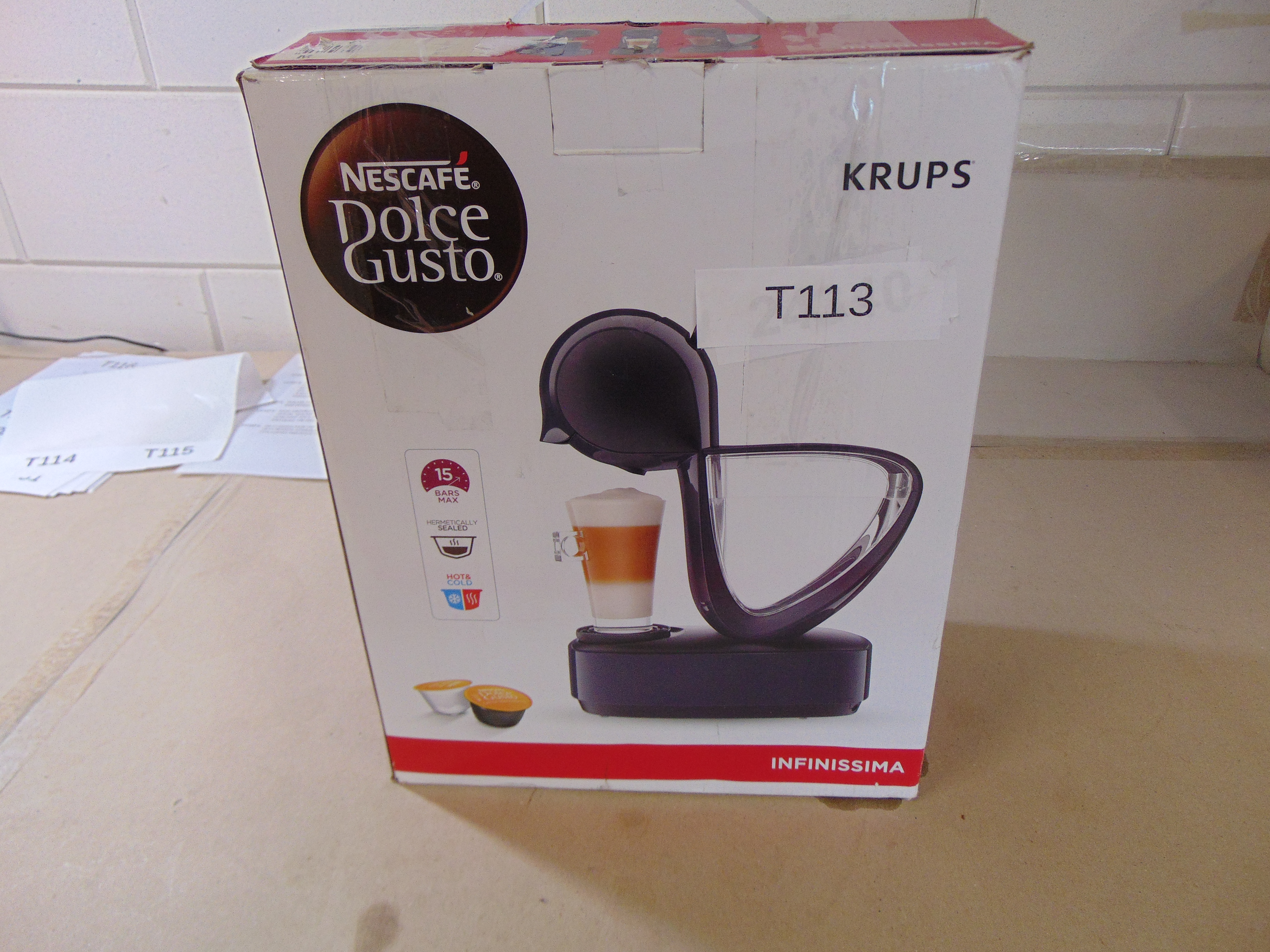 Krups Infinissima KP173B Dolce Gusto Koffiemachine – foto 4 – kavel bij GSD Auctions, Zoeterwoude