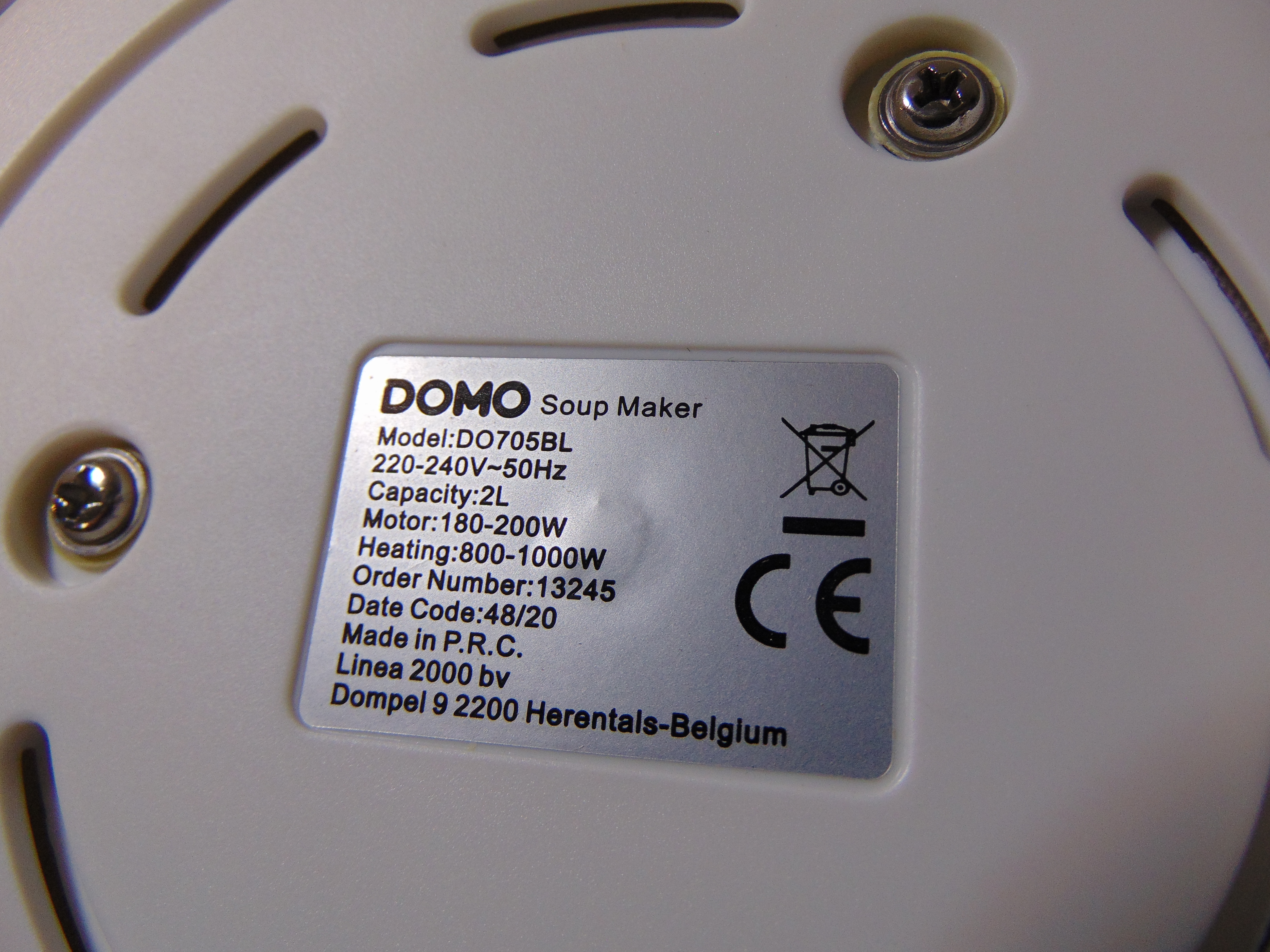 DOMO DO705BL 2L Soepmaker – foto 4 – kavel bij GSD Auctions, Zoeterwoude