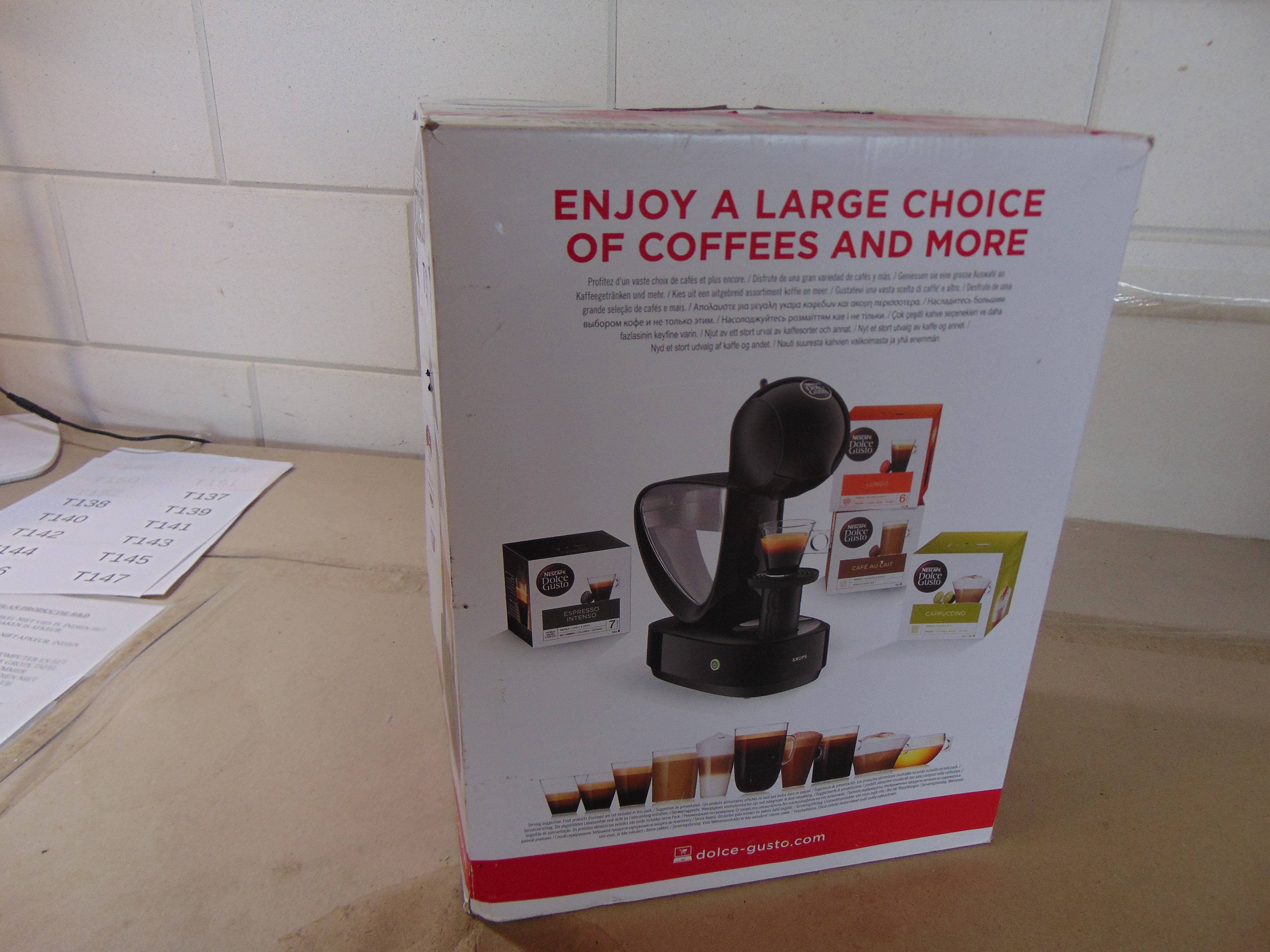 Krups Infinissima KP1708 Zwart Dolce Gusto Koffiemachine – foto 5 – kavel bij GSD Auctions, Zoeterwoude