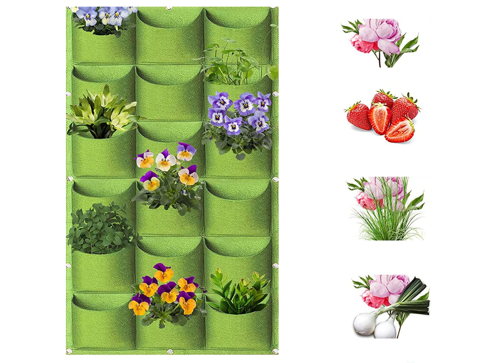 Set van verticale plantenzakken - 2x 18 vakken – foto 2 – kavel bij GSD Auctions, Zoeterwoude