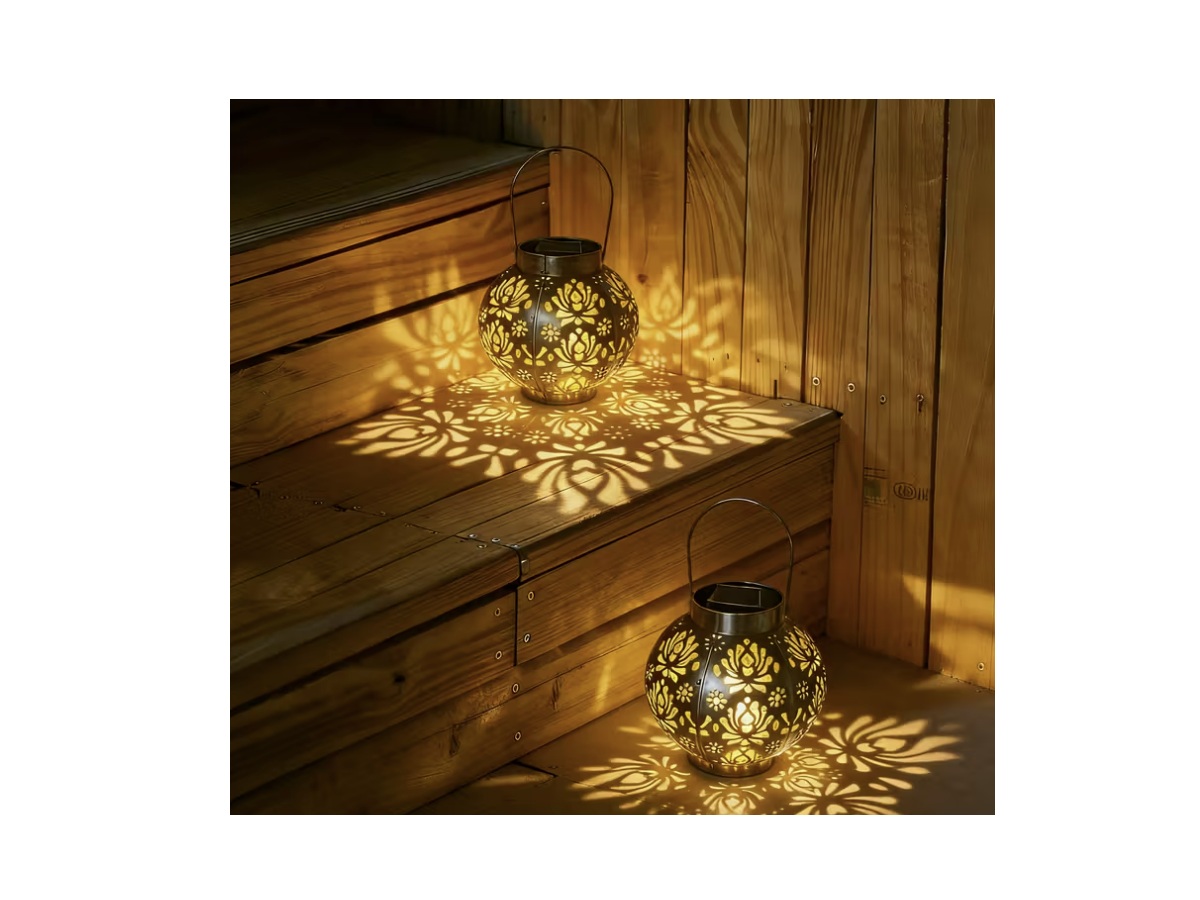 Set van 2 Solar Lantaarns - Oosters design – foto 2 – kavel bij GSD Auctions, Zoeterwoude