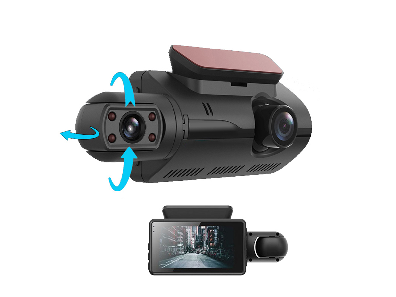 Dashcam Full HD - met dual lens en Wifi – foto 2 – kavel bij GSD Auctions, Zoeterwoude