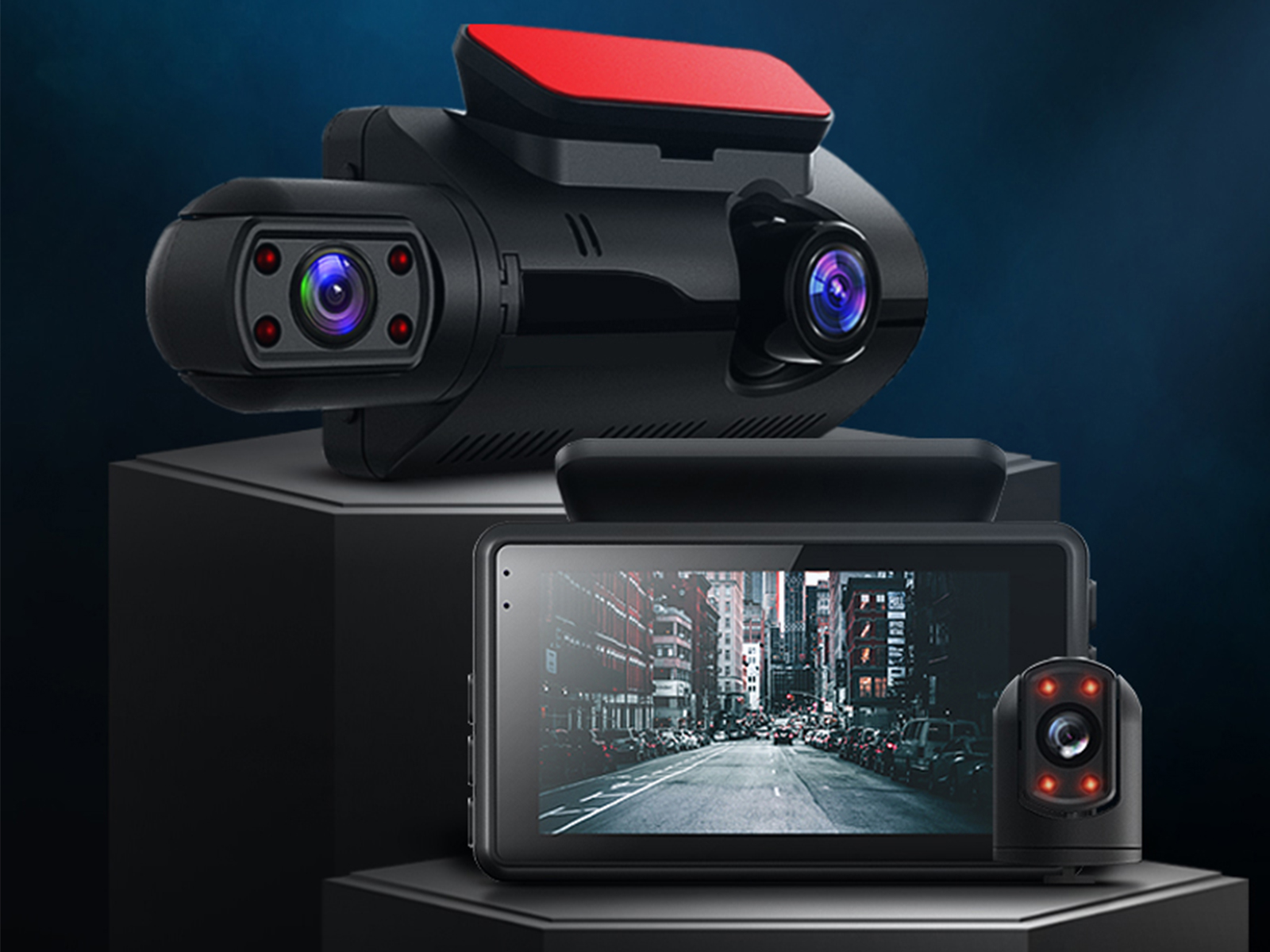 Dashcam Full HD - met dual lens en Wifi – kavel bij GSD Auctions, Zoeterwoude